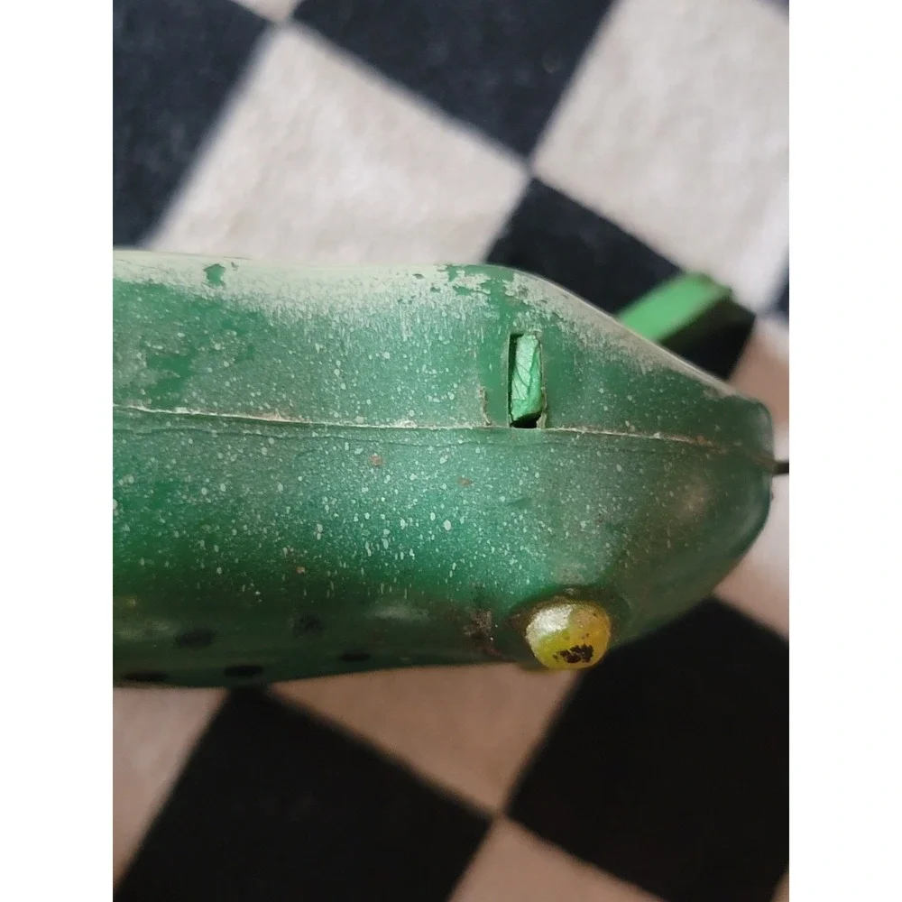 Vintage Halik Moose Lake Minn Pat Pend Frog Fishing Lure Missing 1 Leg